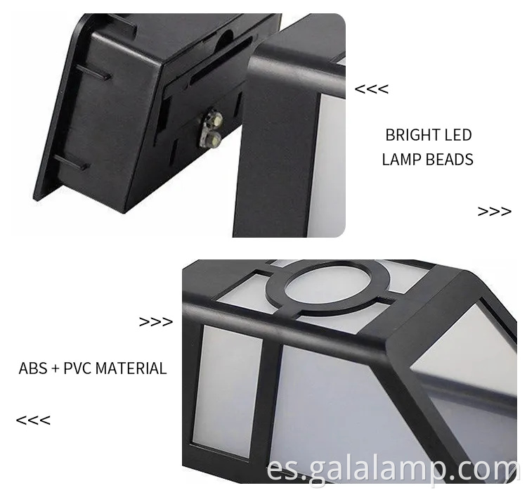 Luz de pared de doble aire exterior de doble LED moderno y elegante